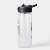 Bouteille D'eau Héros de baseball avec Million Dollar Arm | 591ml (Gauche)
