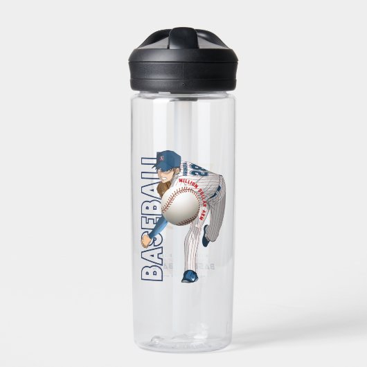 Bouteille D'eau Héros de baseball avec Million Dollar Arm | 591ml (Extérieur)