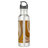 Bouteille D'eau Heure de la bière Abstraite (Dos)