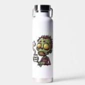 Bouteille D'eau Heure du café zombie (Avant)