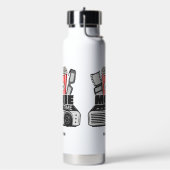 Bouteille D'eau Heure du film de nom personnalisé (Gym)