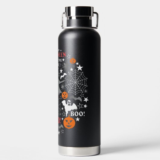 Bouteille D'eau Heure Éffrayante Halloween (Plage)