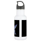 Bouteille D'eau Heureux d'être Bleu (Dos)