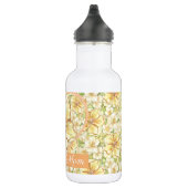 Bouteille D'eau Hibiscus & dentelle JAUNE (Droite)