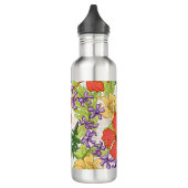 Bouteille D'eau Hibiscus et orchidées hawaïens tropicaux de Keleah (Gauche)
