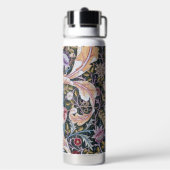 Bouteille D'eau Hibou et fleurs, William Morris (Arrière)