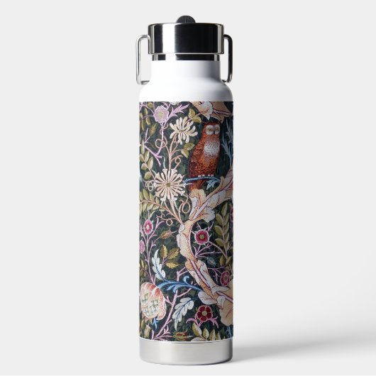 Bouteille D'eau Hibou et fleurs, William Morris (Salle de sport)