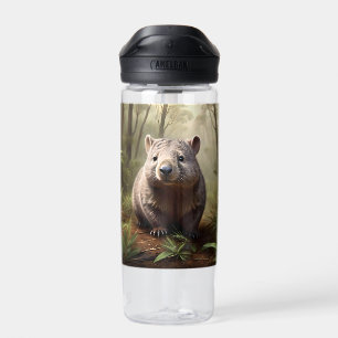 Bouteille D'eau "Hidden in the Bush : An Aussie Wombat in the Wild