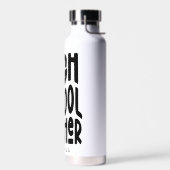 Bouteille D'eau High School Teacher Minimalist Black Text (Gauche)
