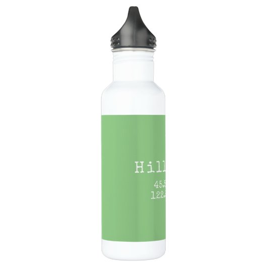 Bouteille D'eau Hillsboro Oregon Latitude Longitude (Gauche)