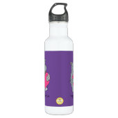 Bouteille D'eau Hippo Hugs Valentine's Day Water Bottle (Devant)