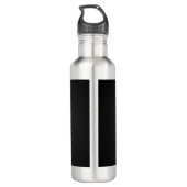 Bouteille D'eau Hippocampe Polygonal Or (Dos)