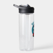 Bouteille D'eau Ho ho non - drôle de chat grumpy santa (Droite)