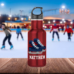 Bouteille D'eau Hockey sur glace Enfants personnalisés Acier inoxy<br><div class="desc">Conception personnalisée pour vos petits athlètes et amateurs de sport.</div>
