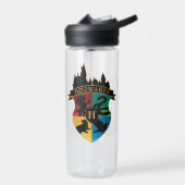 Bouteille D'eau HoGWARTS™ Castle Crest House Insigne de fierté (Gauche)