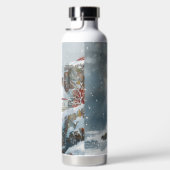 BOUTEILLE D'EAU HOLIDAY CHRISTMAS COASTAL SCENE WITH LIGHTHOUSE (Droite)