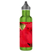 Bouteille D'eau Holly Point Poinsettias vacances Floral (Droite)