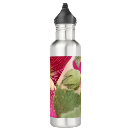 Bouteille d'eau Hollyhock bumble bee (Droite)