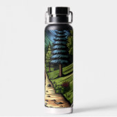 Bouteille D'eau Homme Randonnée des sentiers (Arrière)