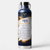 Bouteille D'eau Horoscope Sign Aries | Astrology Traits & Dates (Plage)