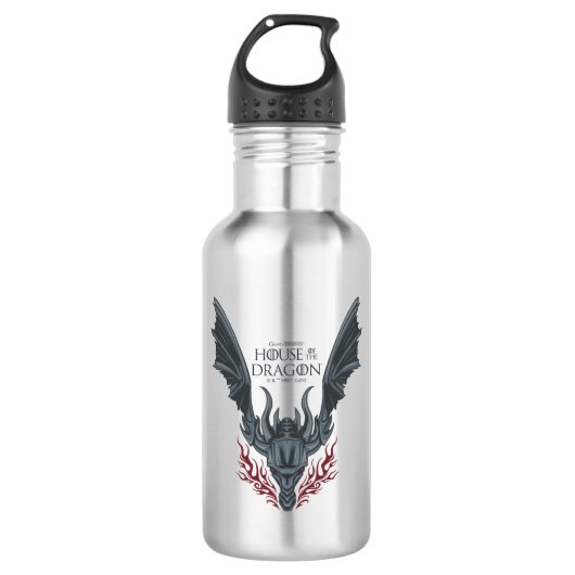 Bouteille D'eau HOUSE of the Dragon | Fire-Breathing Dragon Head (Devant)