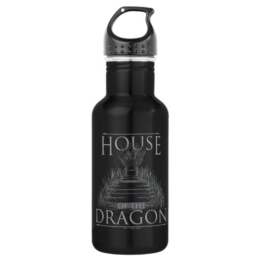 Bouteille D'eau HOUSE of the Dragon | Iron Throne Graphic (Devant)