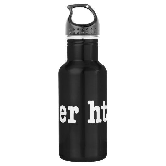 Bouteille D'eau http://ster / code html (Dos)