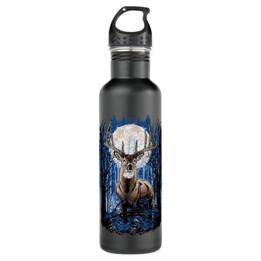 Bouteille D'eau Hunters Deer Hunting Big Whitetail Buck  (Devant)