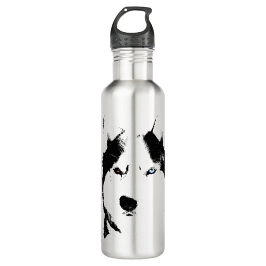 Bouteille d'eau Husky personnalisée Bouteille de c (Devant)