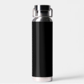 Bouteille D'eau Hustle noir/argent (Arrière)