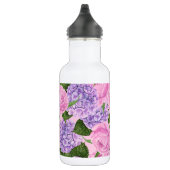 Bouteille D'eau Hydrangea et motif de pivoine (Droite)