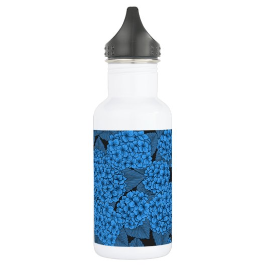 Bouteille D'eau Hydrangée bleue (Gauche)