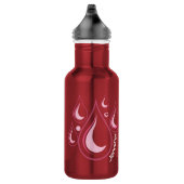Bouteille D'eau Hydrate L'eau baisse dans les tons roses (Droite)