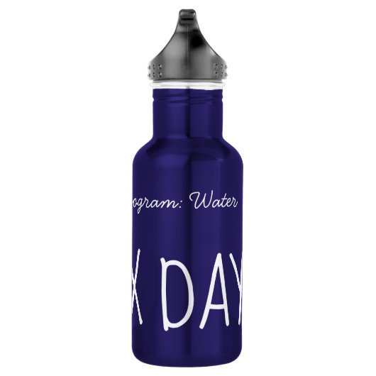 Bouteille D'eau Hydration de déox de script simple 18oz. (Droite)