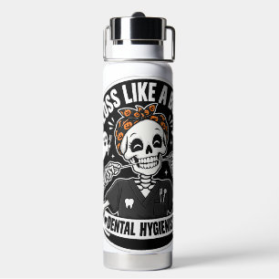Bouteille D'eau Hygiéniste dentaire squelette d'Halloween