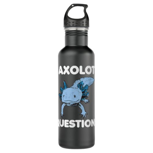 Bouteille D'eau I Axolotl Questions Blue Axolotl (Devant)