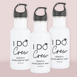 Bouteille D'eau I Do Crew Bridal Party Bachelorette Party Favorise
