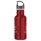 Bouteille D'eau I Gradué Smart Grad Funny Graduation Day Citation (Dos)