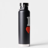 Bouteille D'eau I Heart Cat in the Casquette (Plage)