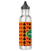 Bouteille D'eau I Love Pinochle Saison Burnt Orange (Gauche)