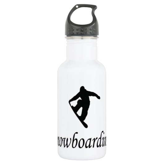 Bouteille D'eau I Love Snowboard (Devant)