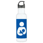 Bouteille D'eau Icône de allaiter/soins (Devant)