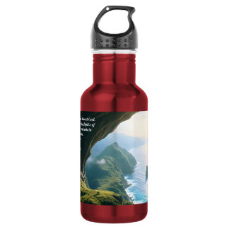Bouteille D'eau Il est le Grand Dieu, Dieu & Verset de la Création