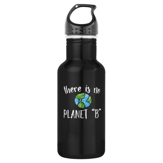 Bouteille D'eau Il n'y a pas de planète B (Devant)