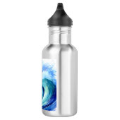 Bouteille D'eau Île Kai Aloha Vague d'aquarelle (Droite)