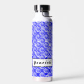 Bouteille D'eau Illusion de la spirale bleue par Kenneth Yoncich (Gauche)