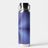 Bouteille D'eau Illusion optique bleue (Arrière)