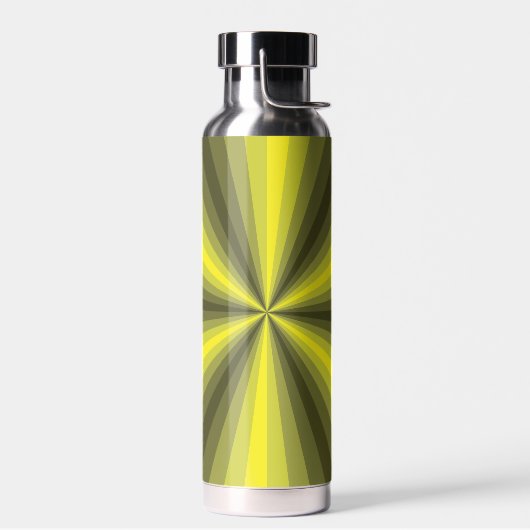 Bouteille D'eau Illusion optique Jaune (Gauche)