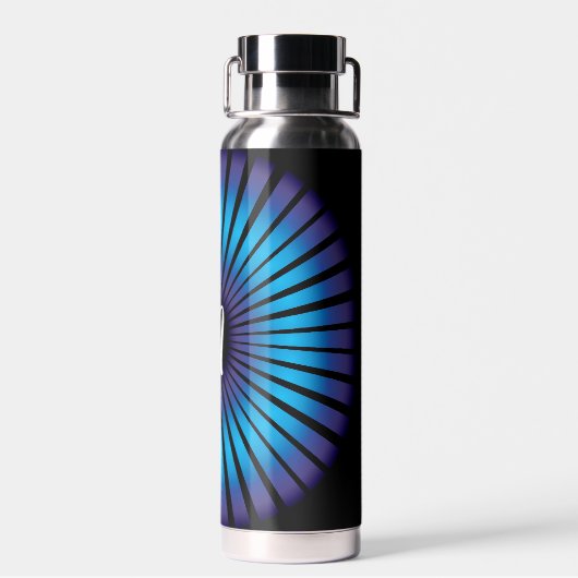 Bouteille D'eau Illusion optique néon (Arrière)