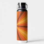 Bouteille D'eau Illusion optique orange (Arrière)